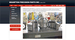 Desktop Screenshot of bramptonprecision.com